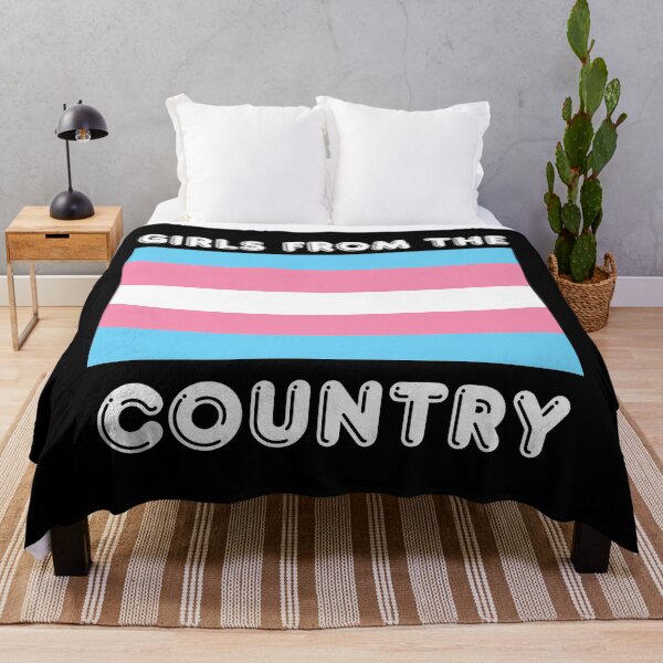 Item preview, Girls from the Trans Country transgender flag designed and sold by SISSY4SISSIES.
