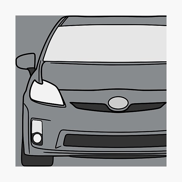 Item preview, Toyota Prius 2010-2015 black lined with colored parts designed and sold by EdimDesign.