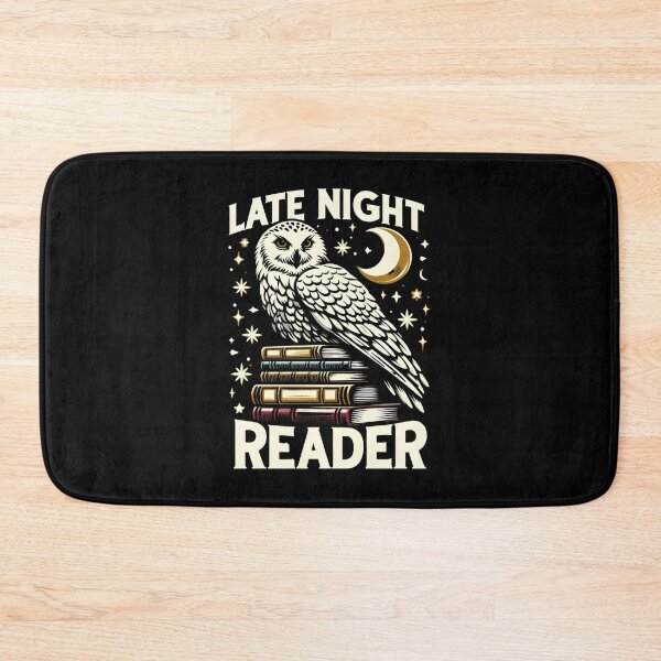 Item preview, Late Night Reader - Snowy Owl - Fantasy designed and sold by Fenay Designs.