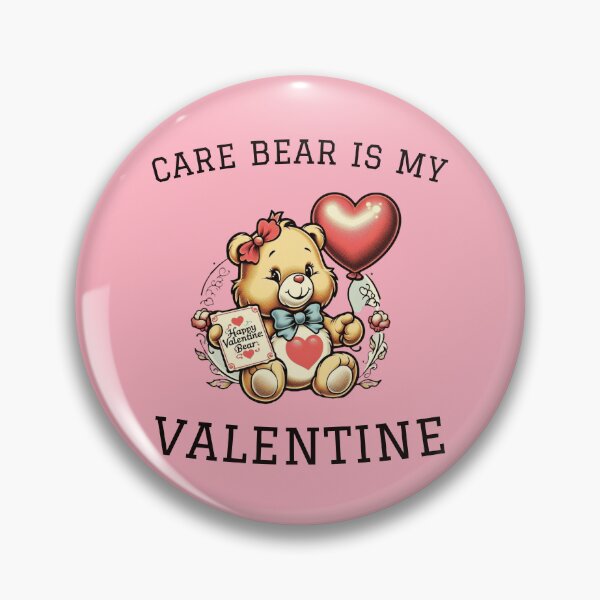Item preview, Care Bear is My Valentine designed and sold by HeadTurningArt.