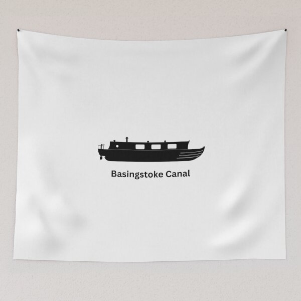 Item preview, Basingstoke Canal (blk) designed and sold by canal-arts.