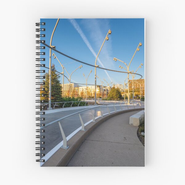 Item preview, Contrails Over Omaha Skate Ribbon designed and sold by mljdwhite.