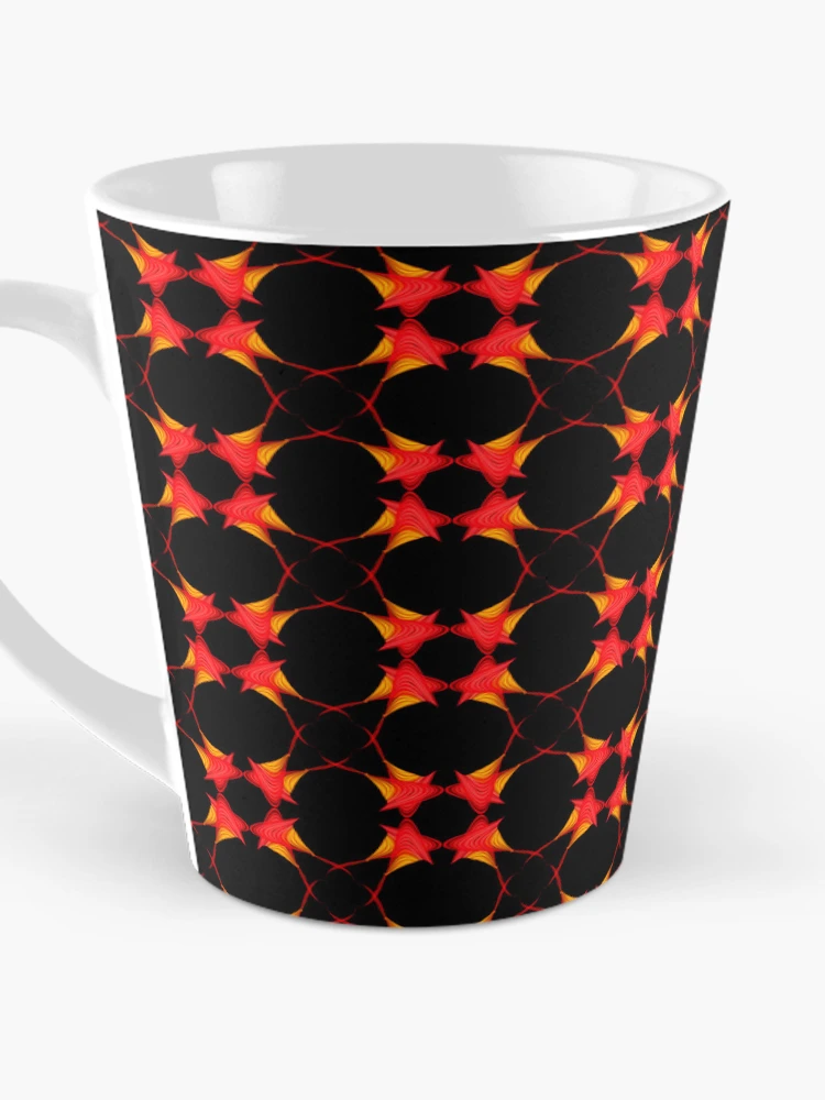 Thumbnail 3 of 4, Coffee Mug, Red Stars Pattern designed and sold by Meo Design.