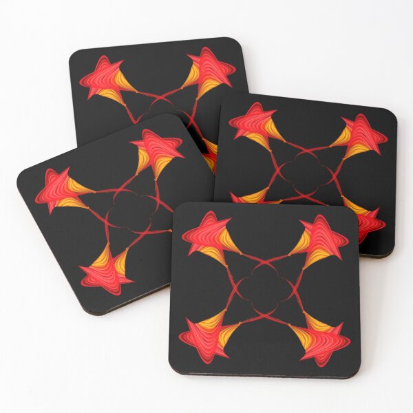 Item preview, Red Stars Pattern designed and sold by Meo Design.