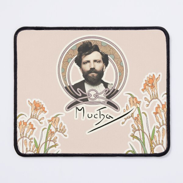 Item preview, Alphonse Mucha , Art Nouveau collage by Mindthecherry designed and sold by MINDTHECHERRY.