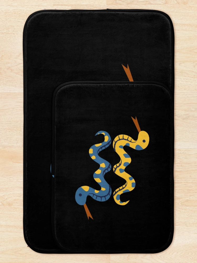 Thumbnail 5 of 6, Bath Mat, Python programming stickers designed and sold by codepuns.
