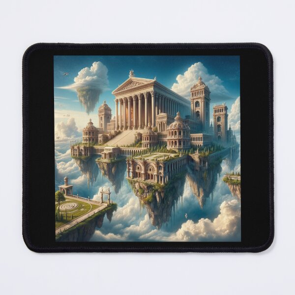 Item preview, Cloud-Borne Ancient City designed and sold by BestArtByArvind.