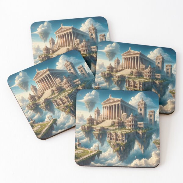 Item preview, Cloud-Borne Ancient City designed and sold by BestArtByArvind.