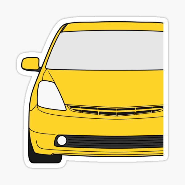 Item preview, Toyota Prius 2003-2009 yellow designed and sold by EdimDesign.