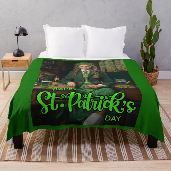 Item preview, Schoolgirl; Saint Patricks Day; Ireland; designed and sold by StickerApe.