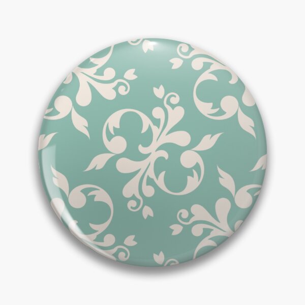 Item preview, Damask with Aqua Background  designed and sold by artbyterriwatts.