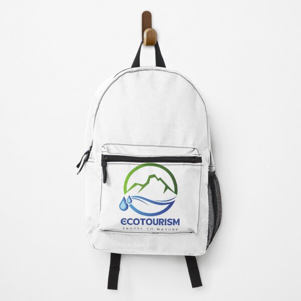 Item preview, Ecotourism Travel to nature - Green Mountain Blue Water Logo designed and sold by Vintage-TM.