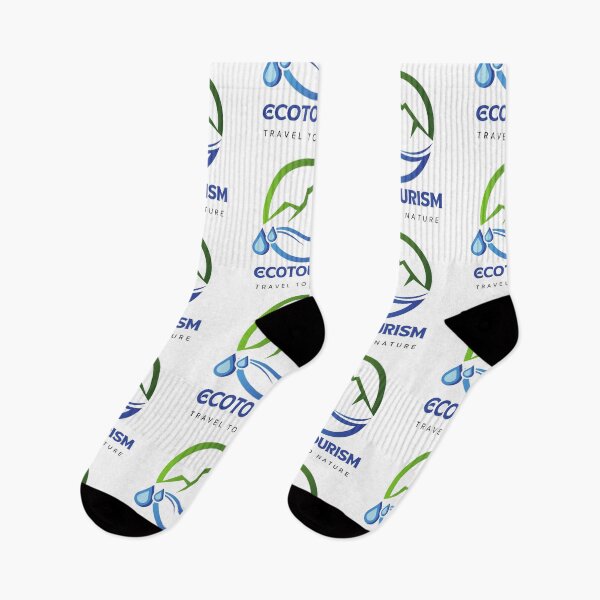 Item preview, Ecotourism Travel to nature - Green Mountain Blue Water Logo designed and sold by Vintage-TM.