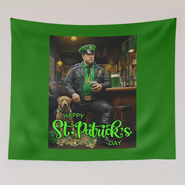 Item preview, Police; Saint Patricks Day; Ireland;  designed and sold by StickerApe.