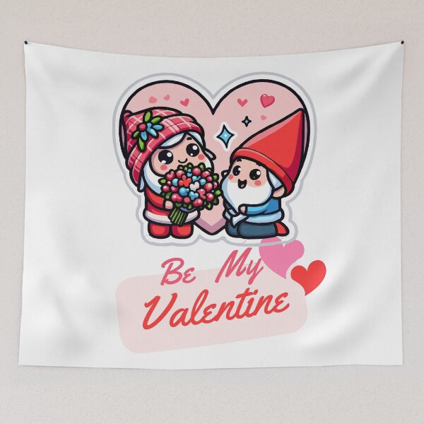 Item preview, Be My Valentine - Gnome Proposal designed and sold by Ruthrasankar.
