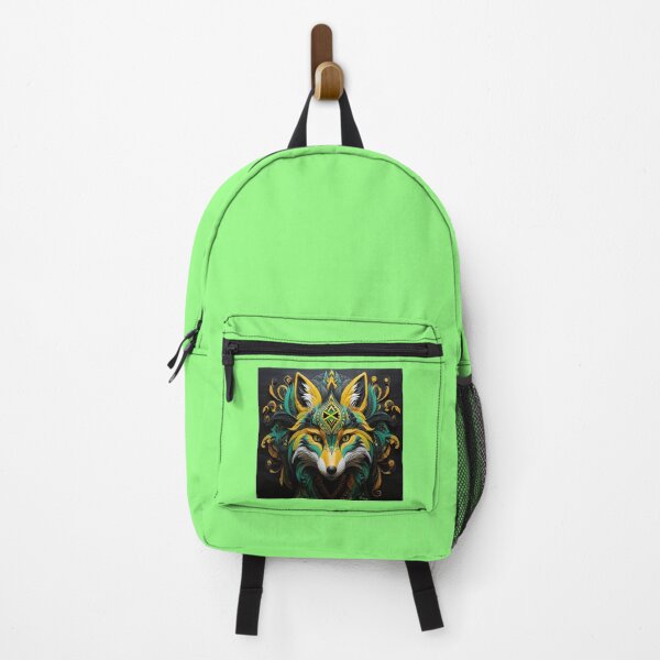 Item preview, Tribal Fox with Jamaican Colors And Flag designed and sold by Angelle55.