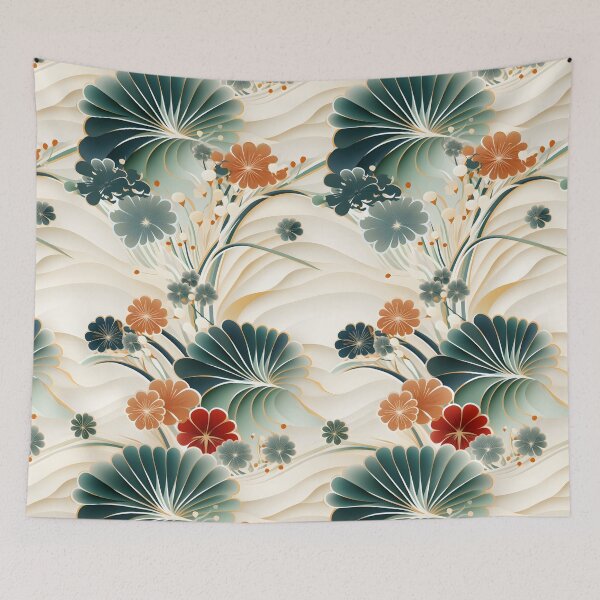 Aperçu de l'œuvre Geisha Glamour : art contemporain du kimono créée et vendue par cozycrafts3.