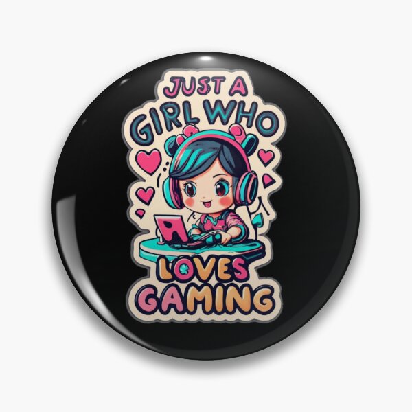 Aperçu de l'œuvre Juste une fille qui aime les jeux créée et vendue par DigiValk.