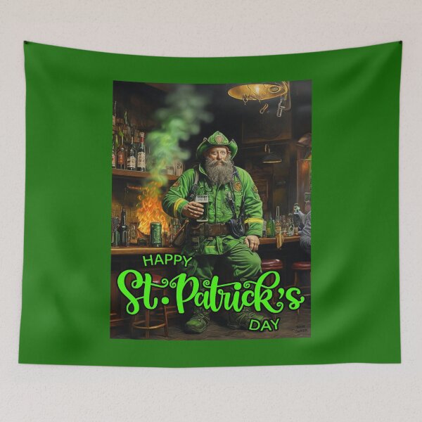 Item preview, Fireman; Saint Patricks Day; Ireland;  designed and sold by StickerApe.