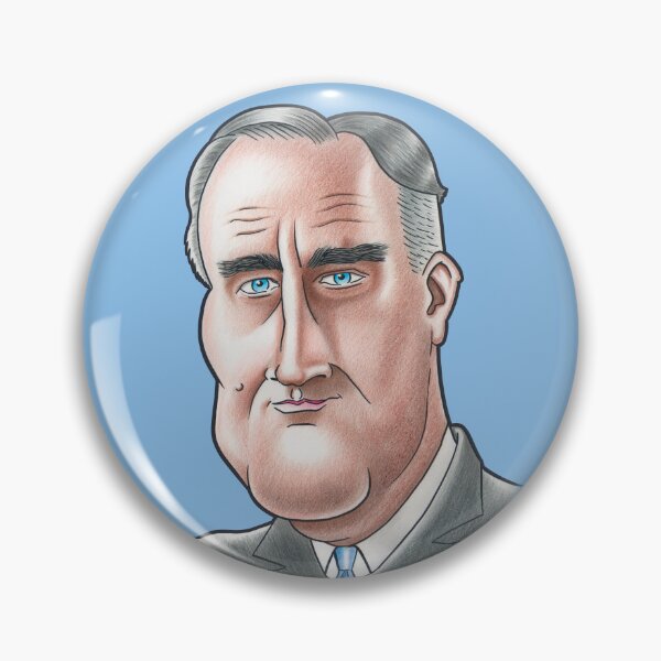 Item preview, Franklin D. Roosevelt Caricature designed and sold by FunFaces.