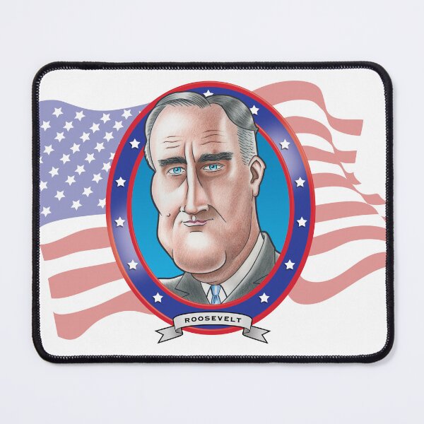 Item preview, Franklin D. Roosevelt Caricature designed and sold by FunFaces.
