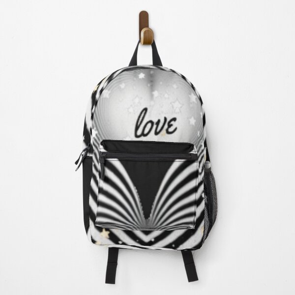 Item preview, great wave of love symbol, love, symbol, black and white, black ,white, stars designed and sold by WATERDUST.