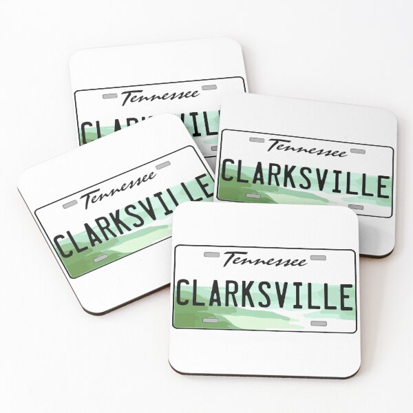 Item preview, Clarksville Tennessee License Plate designed and sold by Decal Mania.