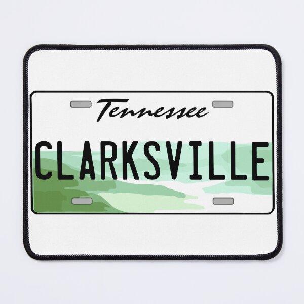 Item preview, Clarksville Tennessee License Plate designed and sold by Decal Mania.