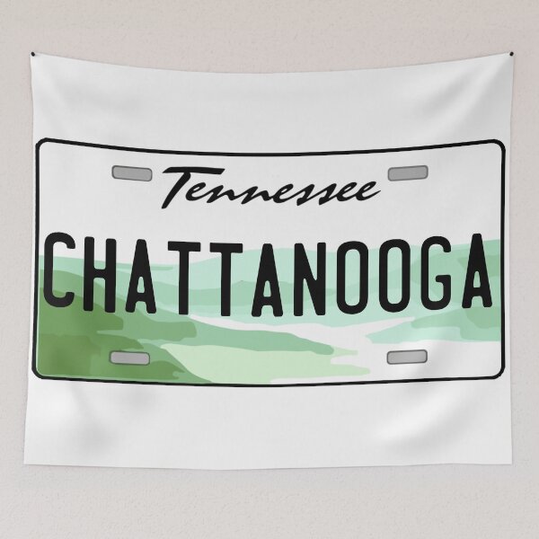Item preview, Chattanooga Tennessee License Plate designed and sold by Decal Mania.