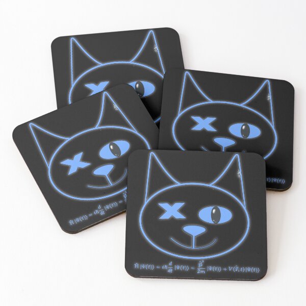 Item preview,  schrodinger's cat equation -black designed and sold by Themys24.