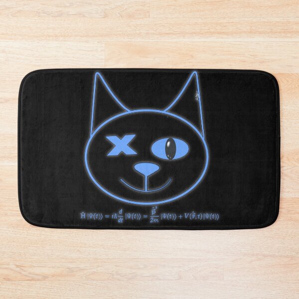 Item preview,  schrodinger's cat equation -black designed and sold by Themys24.