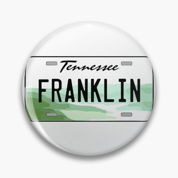 Item preview, Franklin Tennessee License Plate designed and sold by Decal Mania.