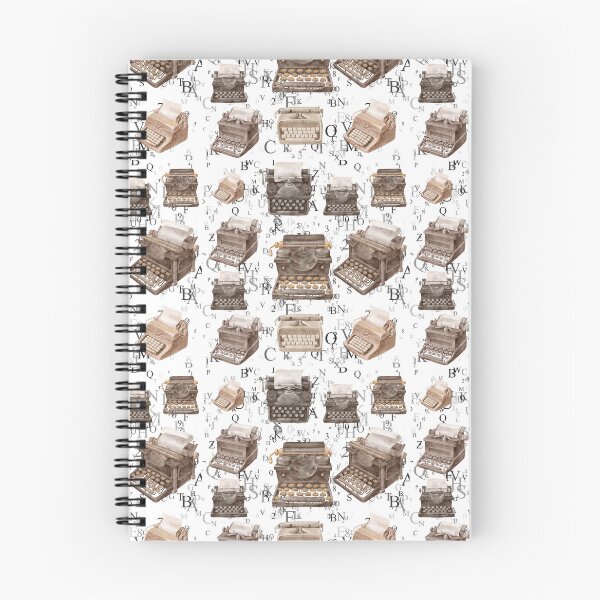 Item preview, Vintage Typewriter Pattern designed and sold by BeagleDesigns.