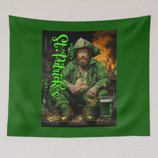 Item preview, Fireman; Saint Patricks Day; Ireland;  designed and sold by StickerApe.