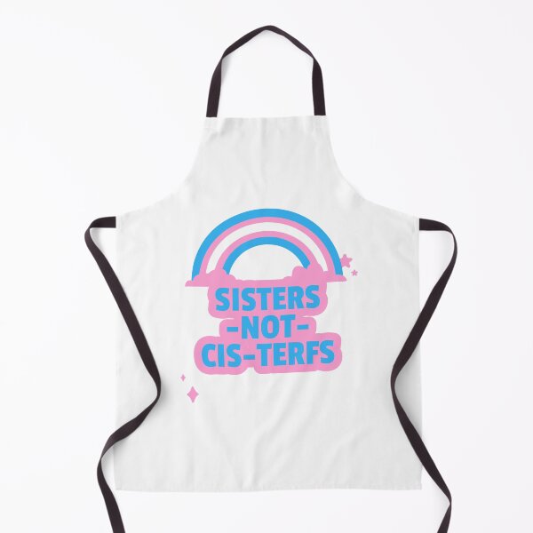 Item preview, Sisters Not Cis-Terfs - Trans Pride Design designed and sold by Purple Fabric.
