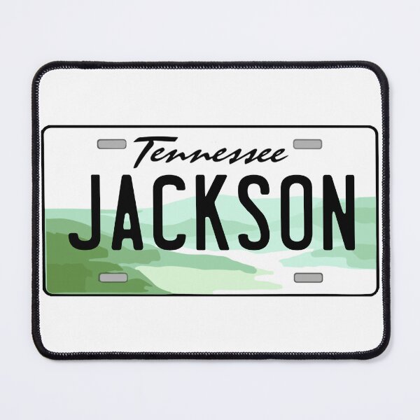 Item preview, Jackson Tennessee License Plate designed and sold by Decal Mania.