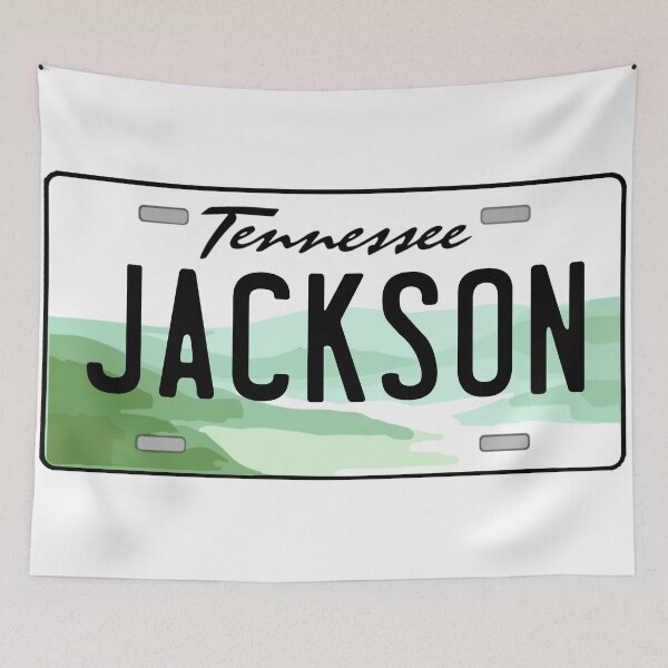 Item preview, Jackson Tennessee License Plate designed and sold by Decal Mania.
