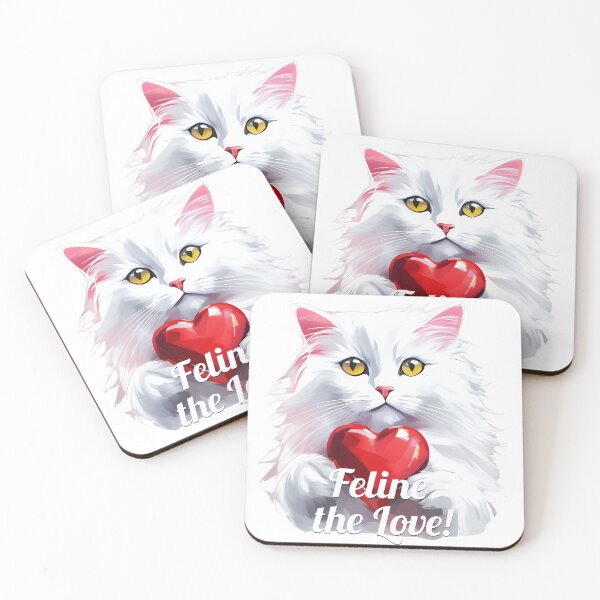 Item preview, Feline The Love Valentines Day Cat designed and sold by KaiLabsArt.