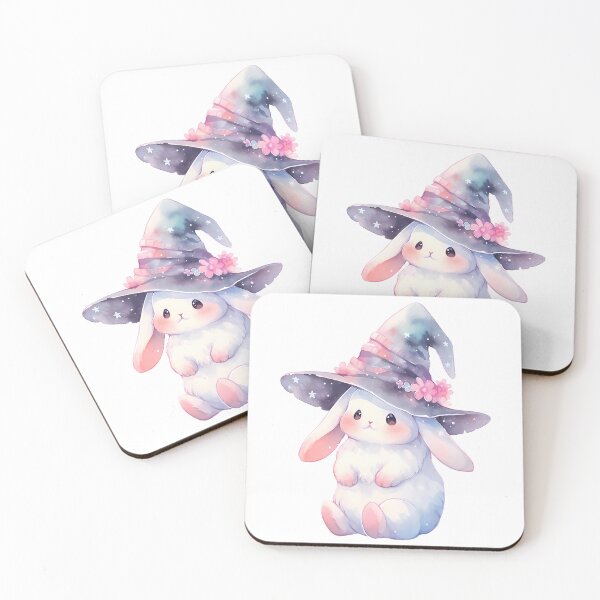 Item preview, Cute Kawaii Pastel Witchy Bunny designed and sold by PastelMagic.