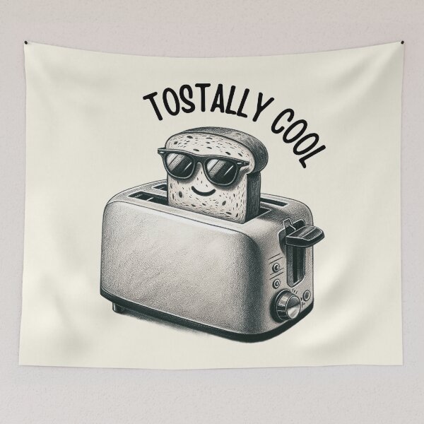 Item preview, Cool Bread Slice Toaster Art designed and sold by RuyaFab.