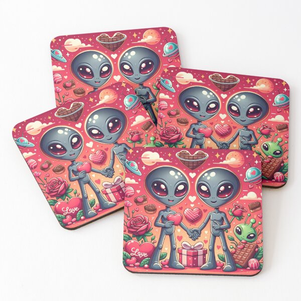 Item preview, Interstellar Romance | Charming Alien Love Tee for Valentine's Day designed and sold by irek07.