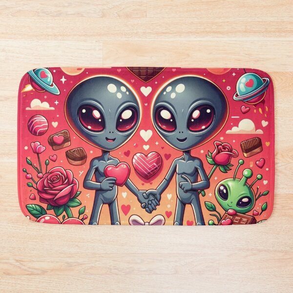 Item preview, Interstellar Romance | Charming Alien Love Tee for Valentine's Day designed and sold by irek07.