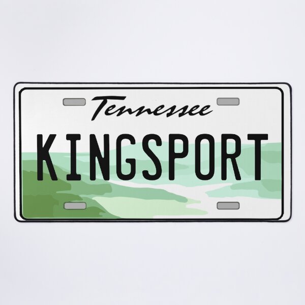 Item preview, Kingsport Tennessee License Plate designed and sold by Decal Mania.