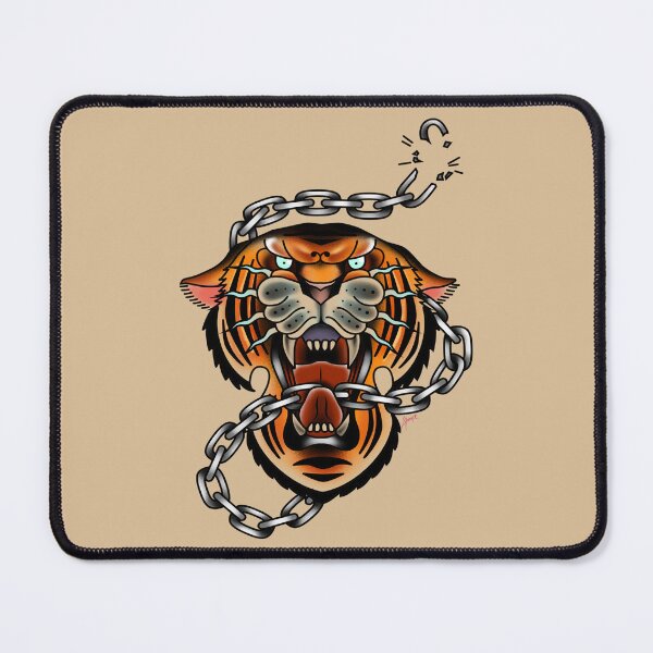 Item preview, Tiger with Chain designed and sold by RetroCoven.