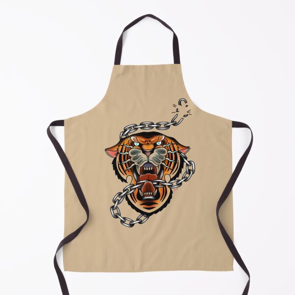 Item preview, Tiger with Chain designed and sold by RetroCoven.