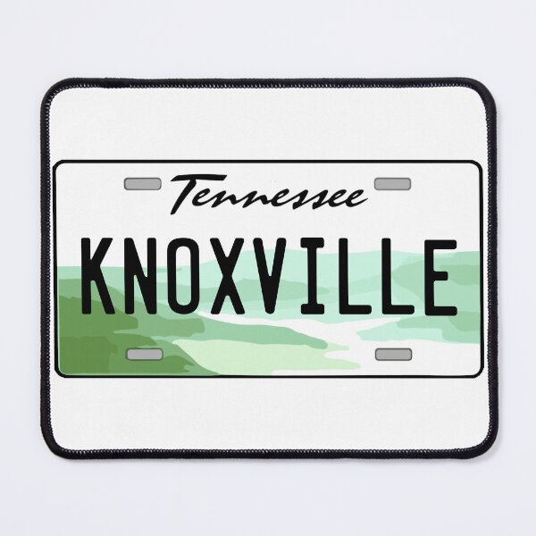 Item preview, Knoxville Tennessee License Plate designed and sold by Decal Mania.