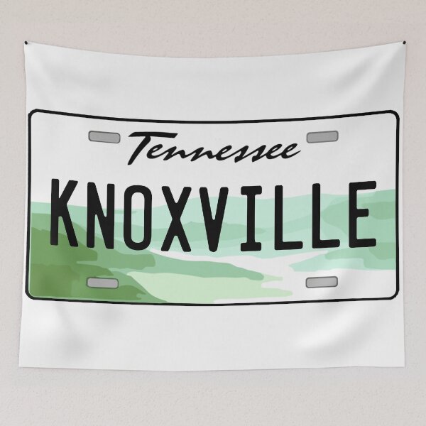 Item preview, Knoxville Tennessee License Plate designed and sold by Decal Mania.