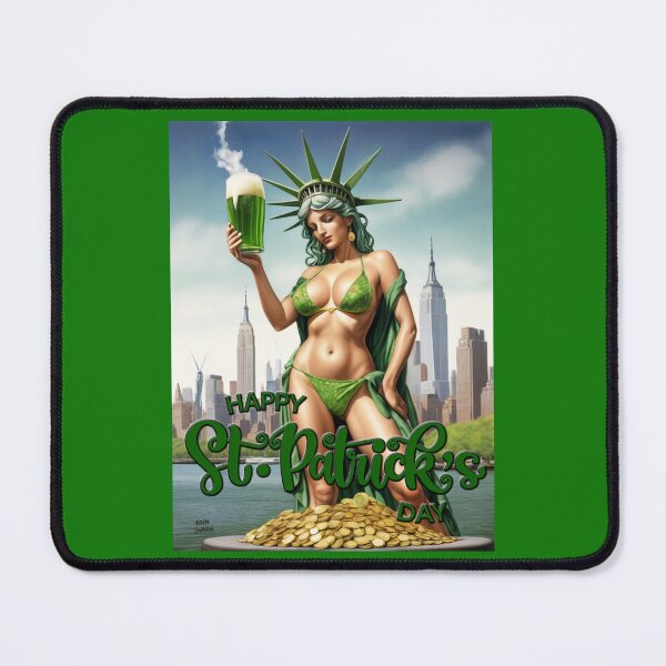 Item preview, Statue of Liberty; Saint Patricks Day; USA; designed and sold by StickerApe.