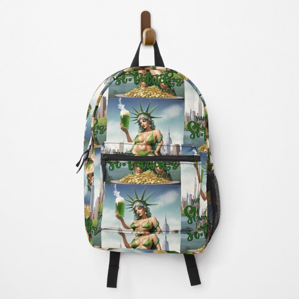 Item preview, Statue of Liberty; Saint Patricks Day; USA;  designed and sold by StickerApe.