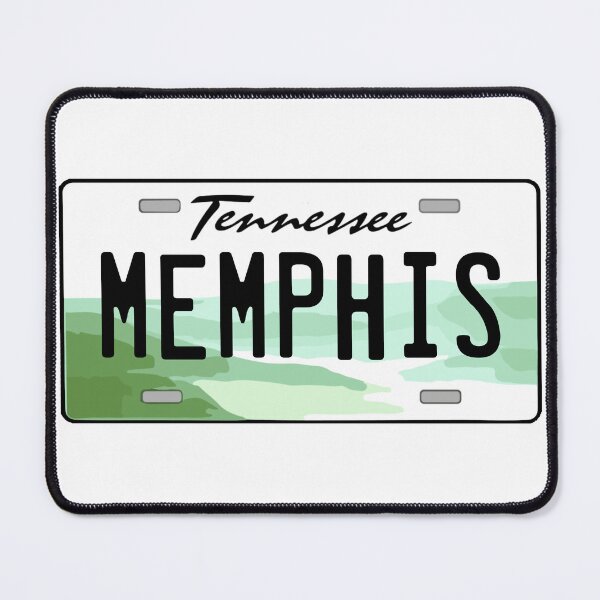 Item preview, Memphis Tennessee License Plate designed and sold by Decal Mania.